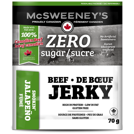 Beef Jerky ZERO Sugar Smokin' Jalapeno