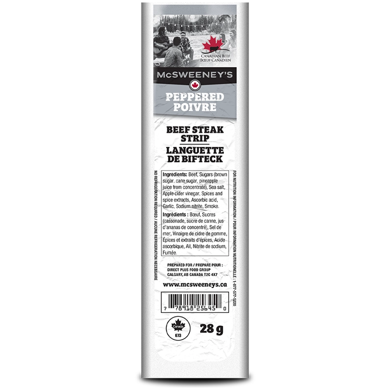 Beef Steak Strips Peppered