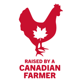 Badges Chicken Raised By Canadian Farmers