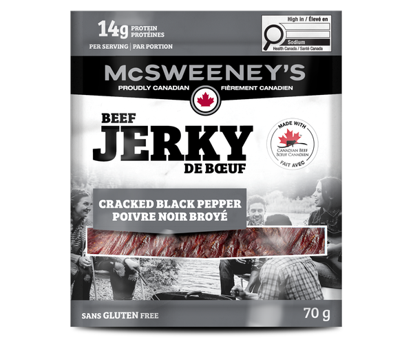 Cracked Black Pepper Beef Jerky