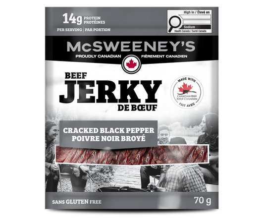 Cracked Black Pepper Beef Jerky